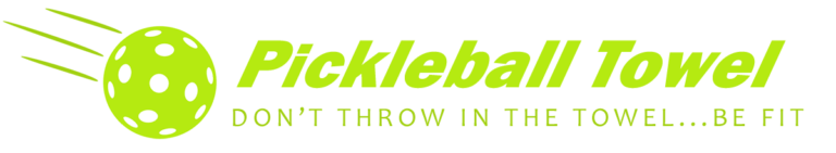 Pickleball towel logo