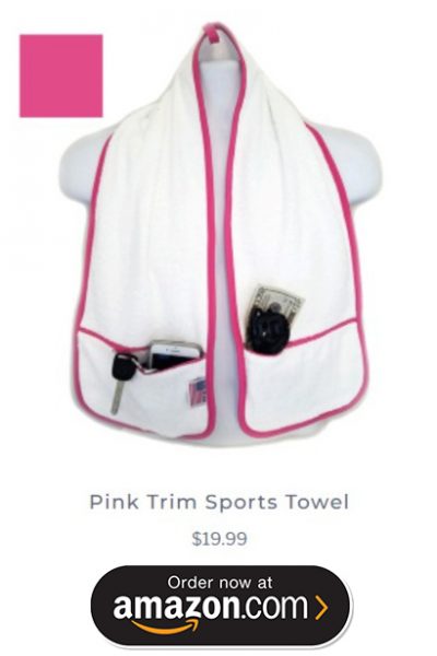 pink Pickleball towel